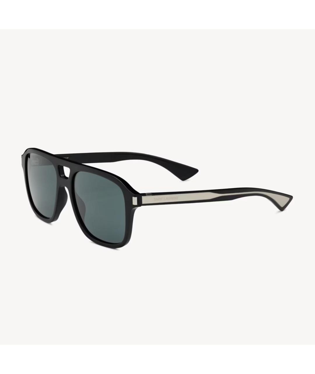 SAINT LAURENT Черные солнцезащитные очки, фото 3