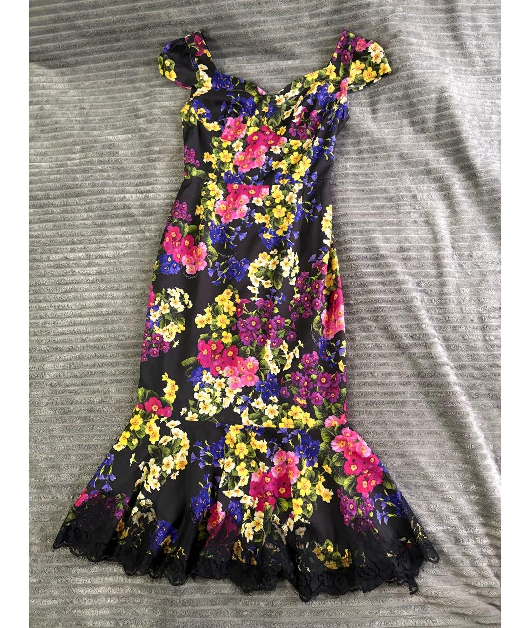 DOLCE&GABBANA Шелковое вечернее платье, фото 7