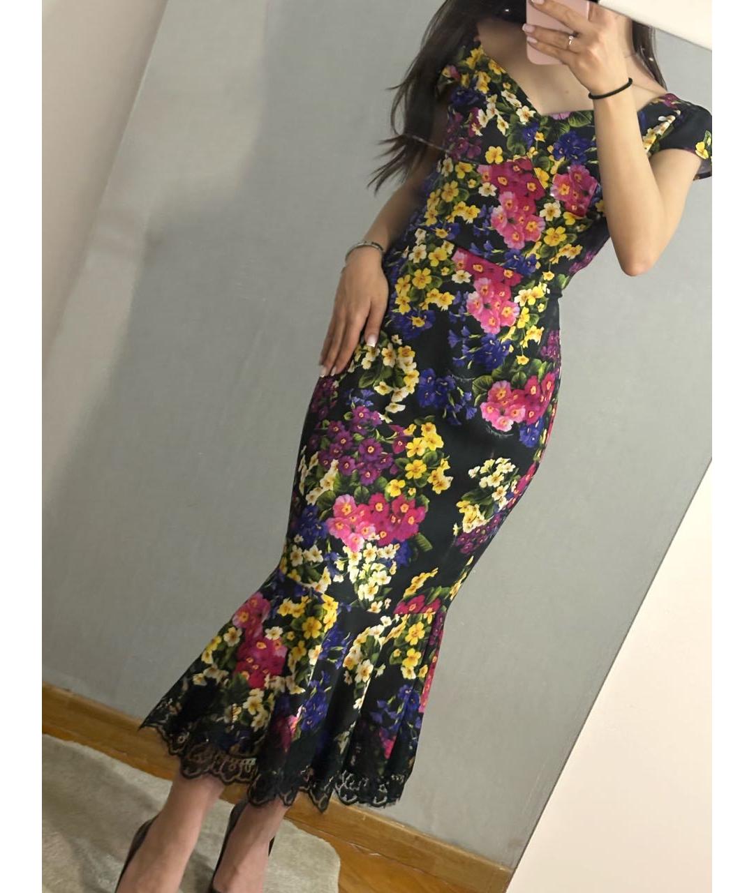 DOLCE&GABBANA Шелковое вечернее платье, фото 5