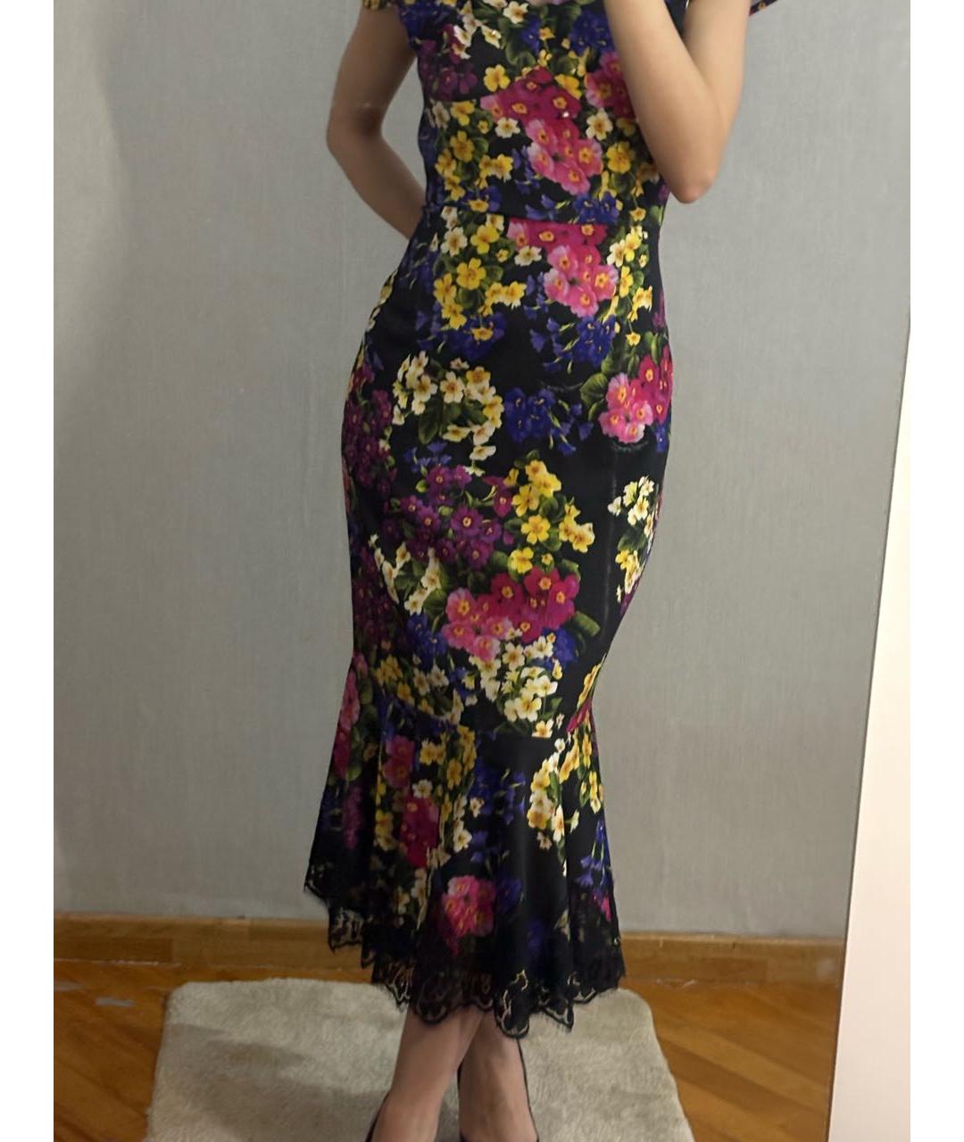 DOLCE&GABBANA Шелковое вечернее платье, фото 6