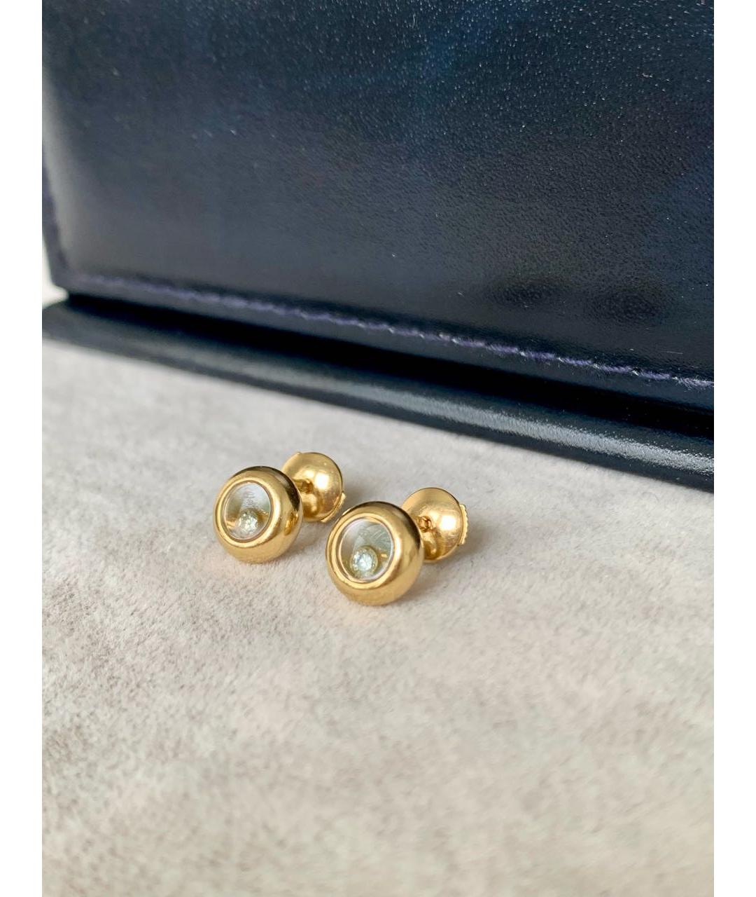 CHOPARD Желтые серьги из желтого золота, фото 3