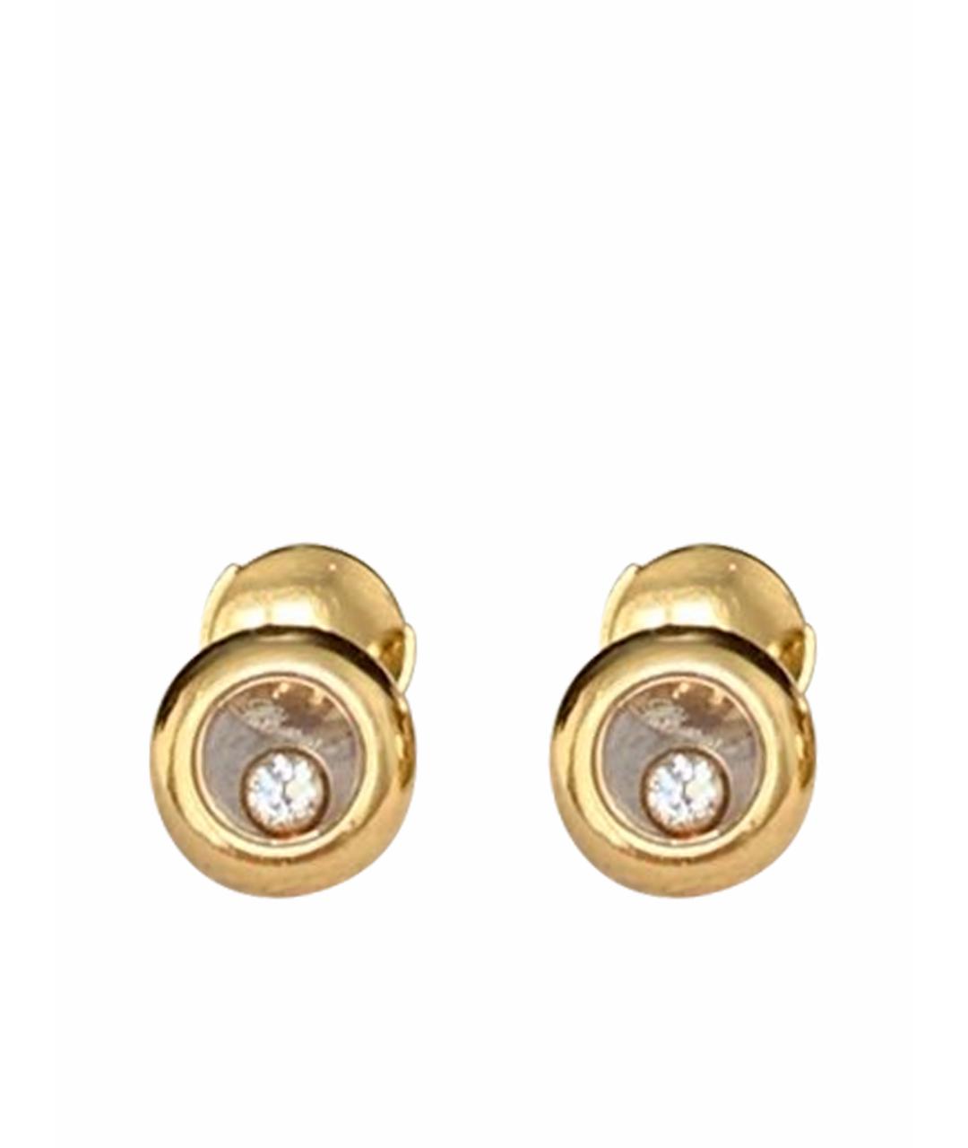 CHOPARD Желтые серьги из желтого золота, фото 1