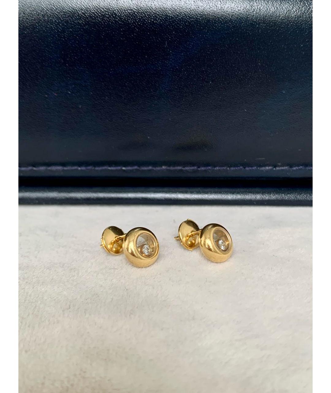 CHOPARD Желтые серьги из желтого золота, фото 4