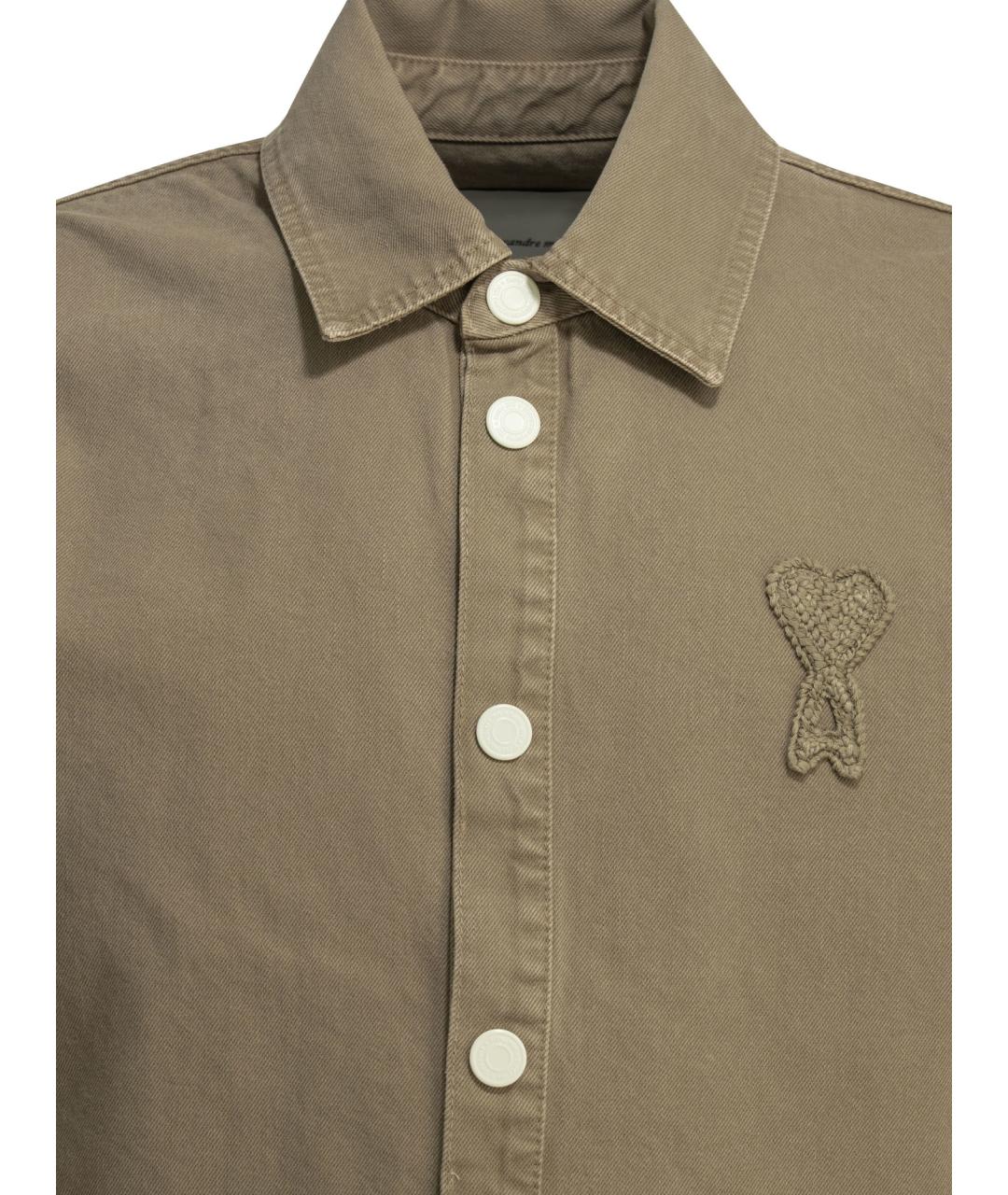 Ami Paris Бежевая хлопковая куртка, фото 3