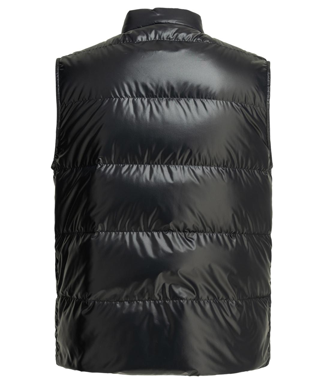 MONCLER Синий полиэстеровый жилет, фото 2