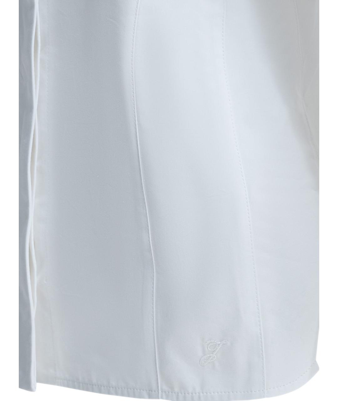 JACQUEMUS Белая хлопковая рубашка, фото 4