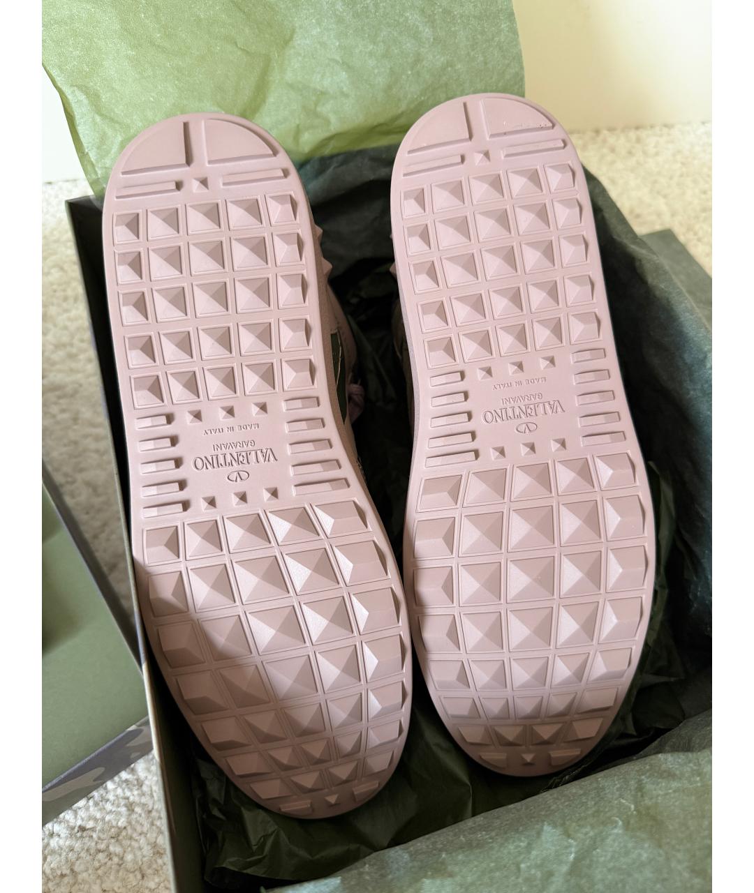 VALENTINO Мульти кожаные кроссовки, фото 5