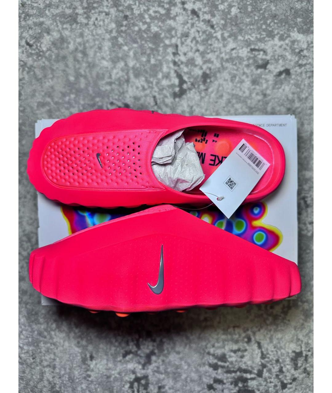 NIKE Красные шлепанцы, фото 8