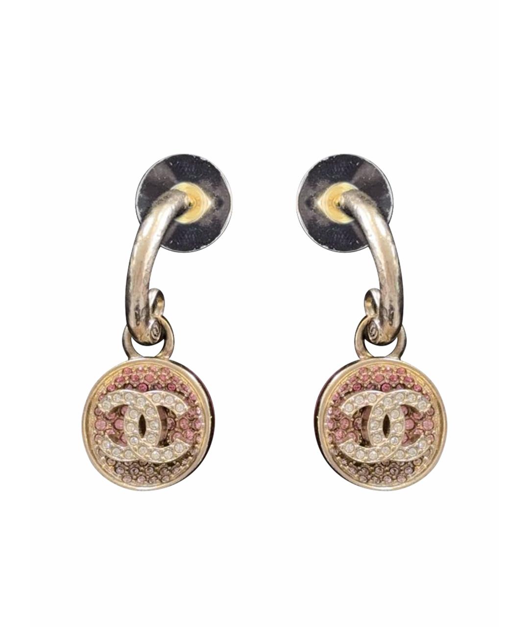 CHANEL Розовые серьги, фото 1