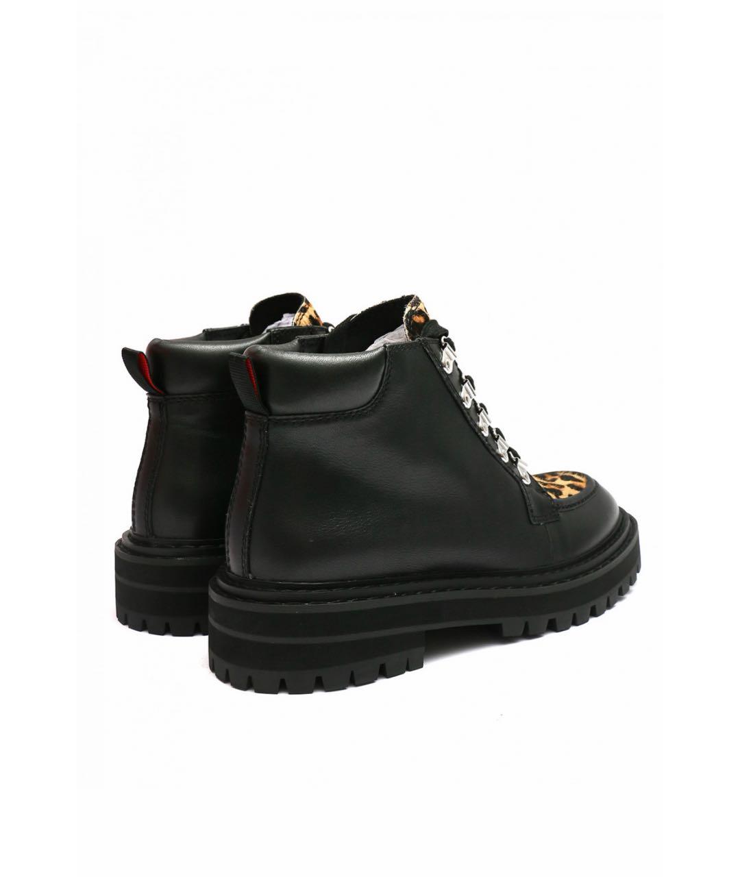 MAX&CO Черные кожаные ботинки, фото 3