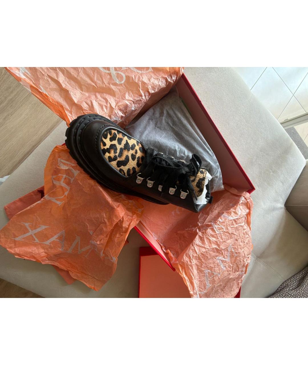 MAX&CO Черные кожаные ботинки, фото 7