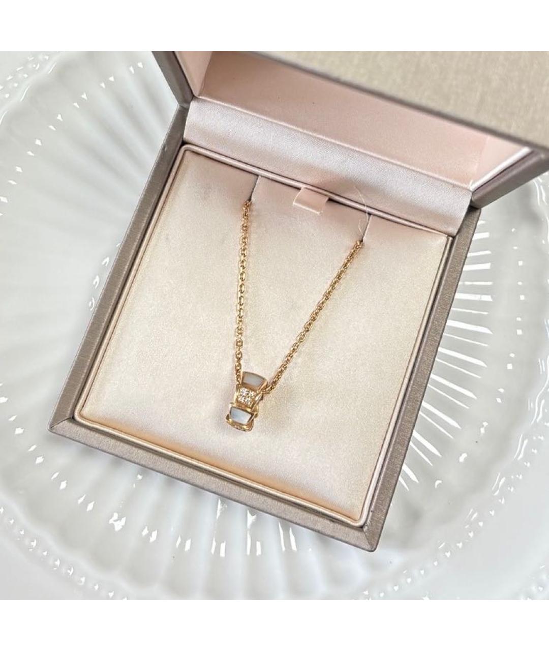 BVLGARI Золотое колье из розового золота, фото 4