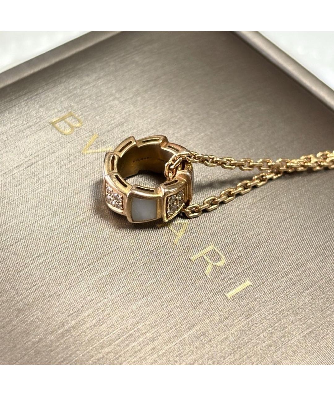 BVLGARI Золотое колье из розового золота, фото 3