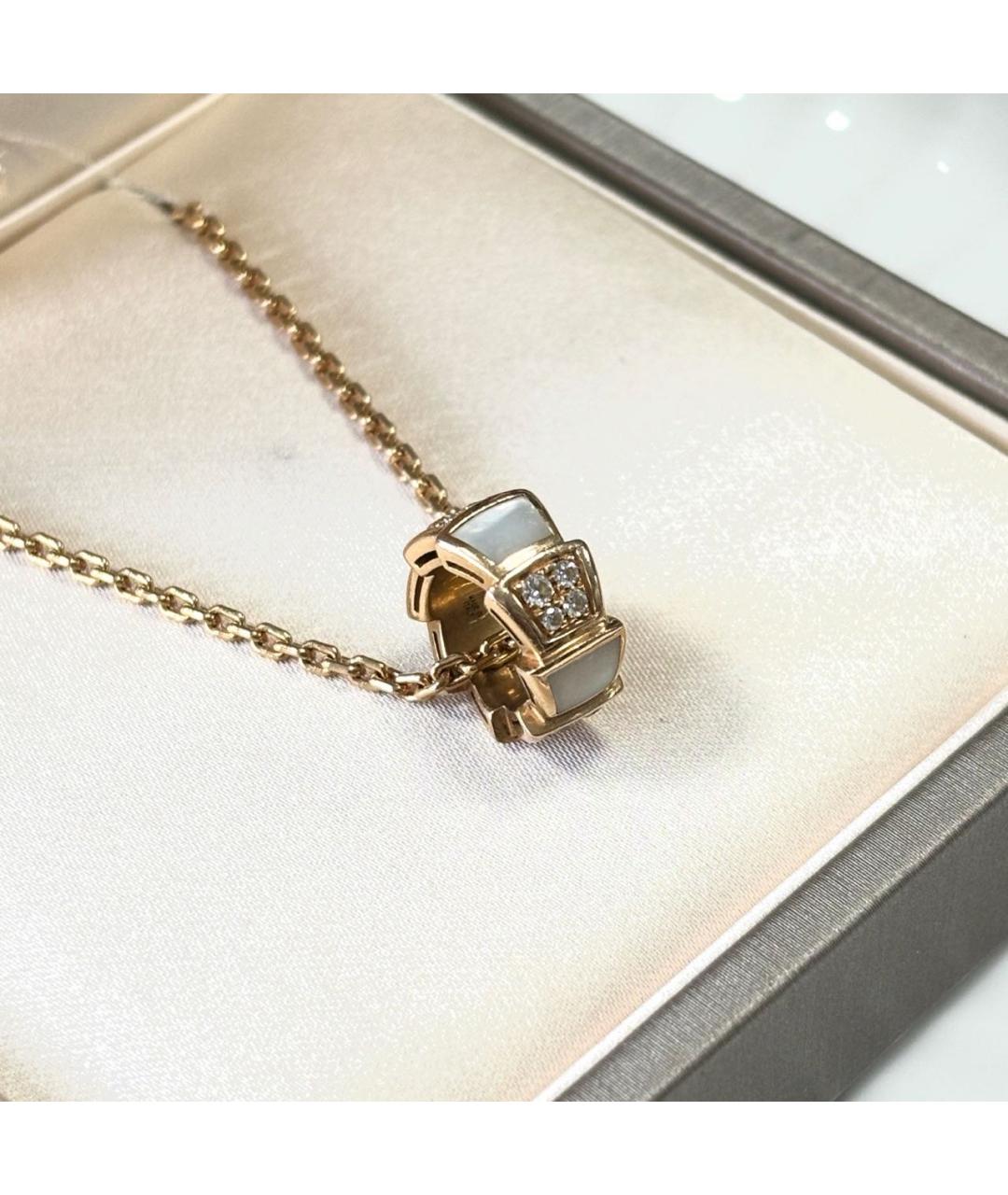 BVLGARI Золотое колье из розового золота, фото 2