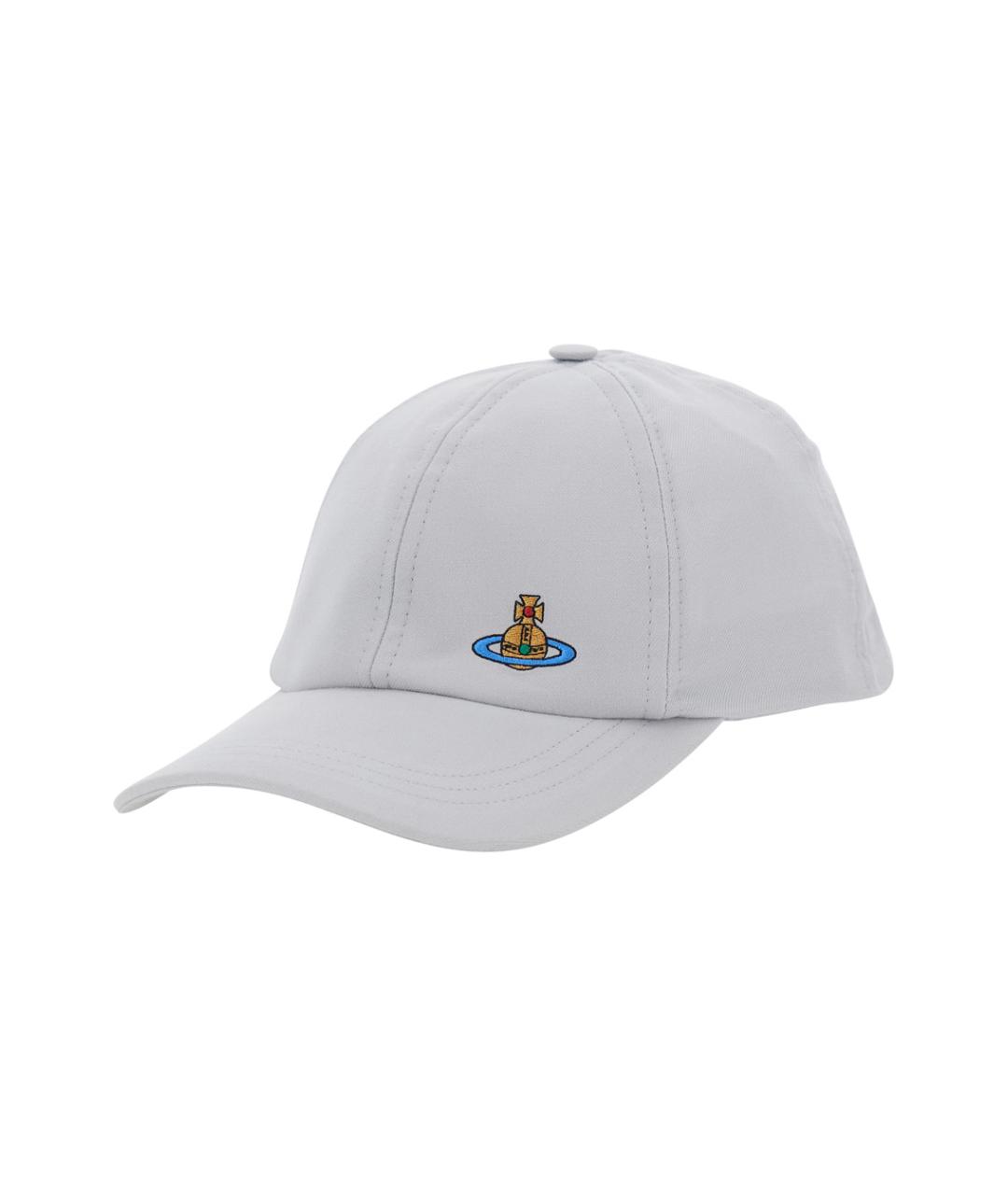 VIVIENNE WESTWOOD Белая хлопковая кепка, фото 1