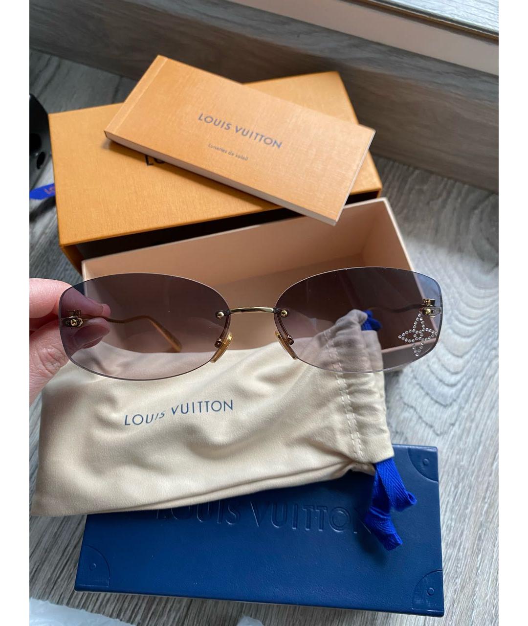 LOUIS VUITTON Мульти металлические солнцезащитные очки, фото 2