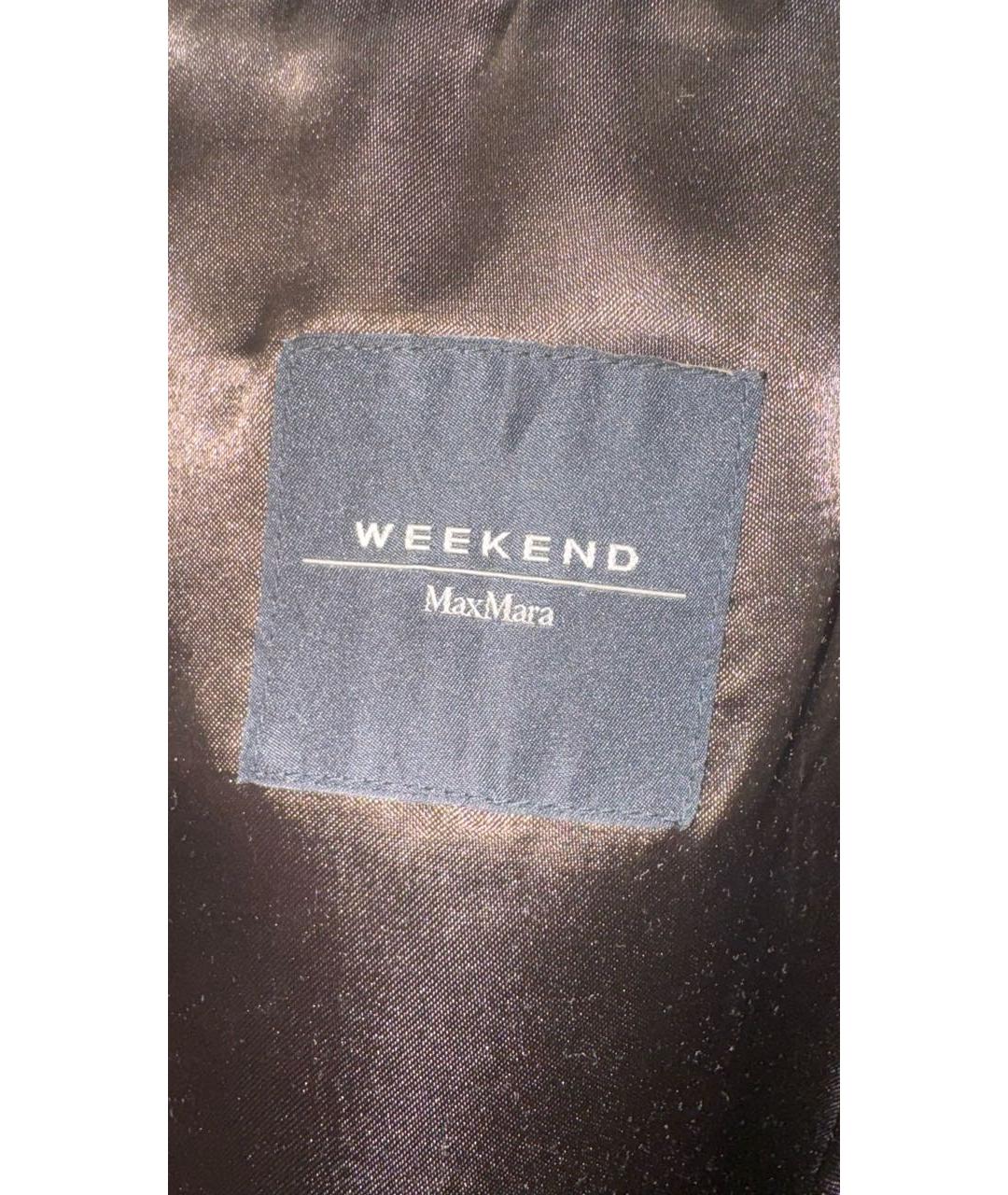 MAX MARA Коричневая кожаная куртка, фото 3