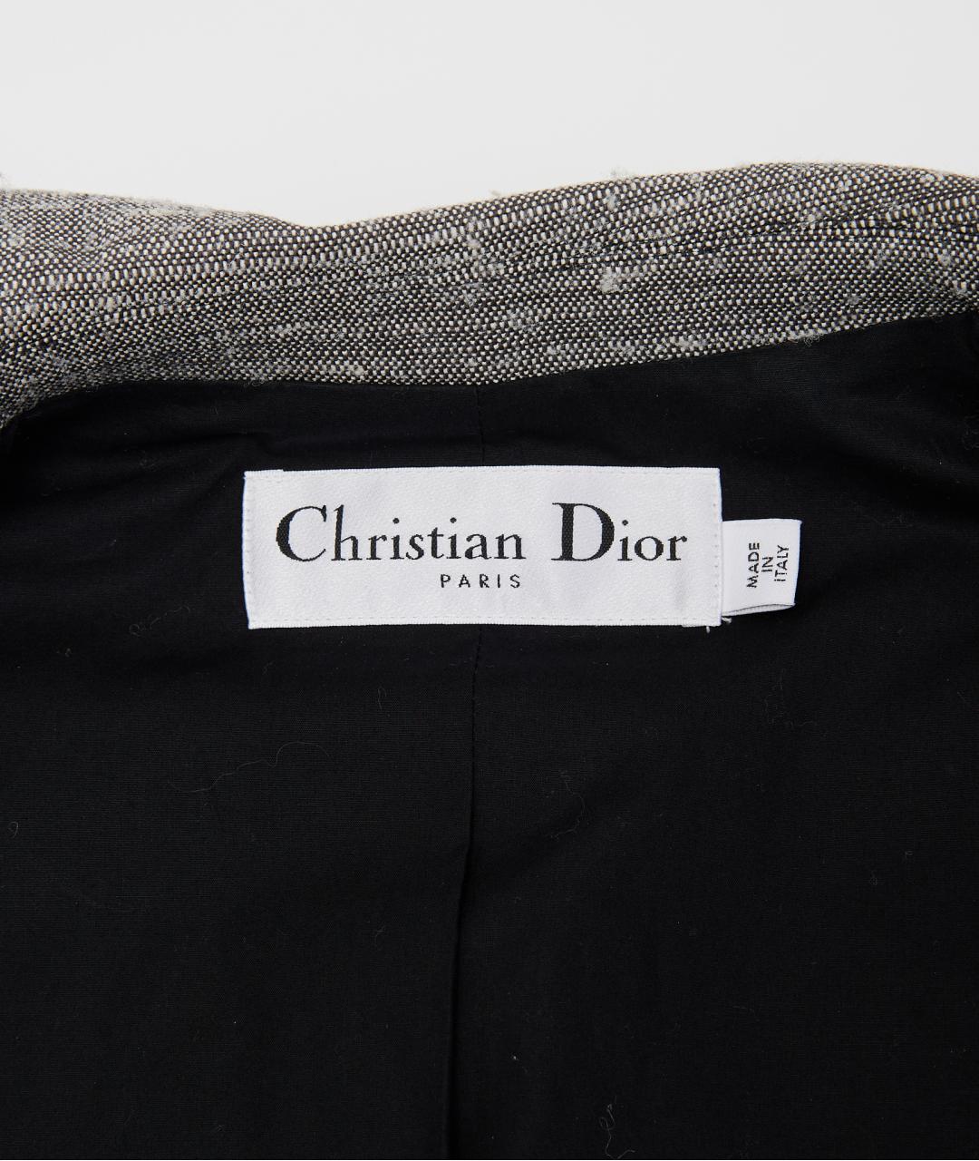 CHRISTIAN DIOR Серая хлопковая жилетка, фото 4