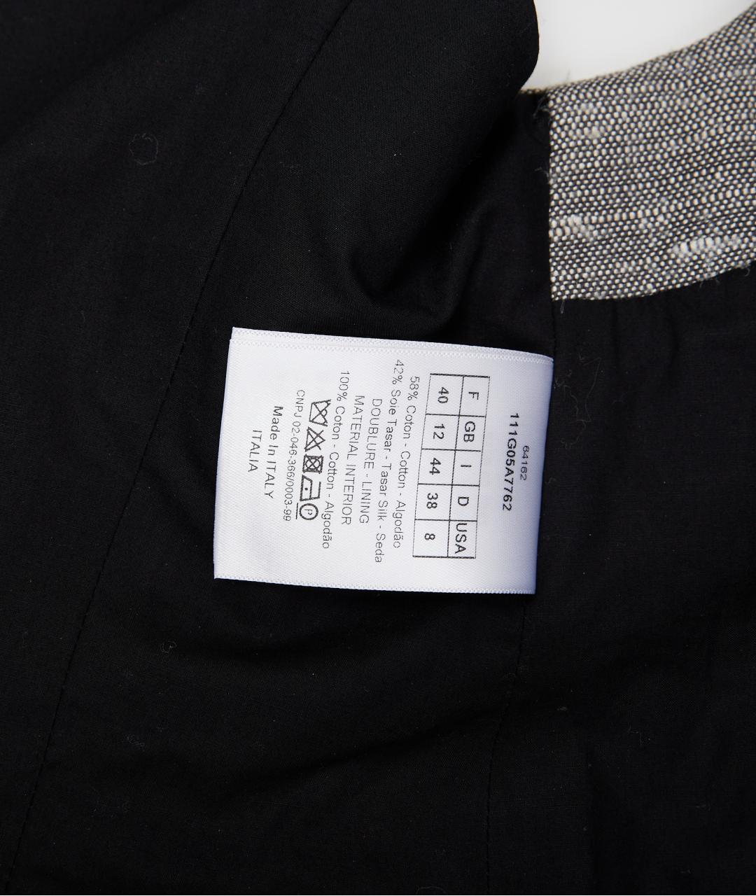 CHRISTIAN DIOR Серая хлопковая жилетка, фото 5