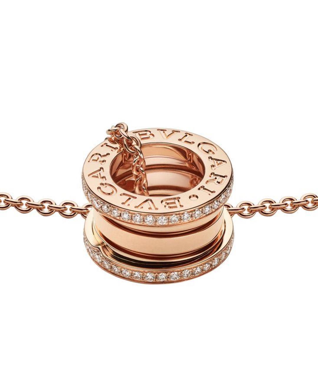 BVLGARI Розовая подвеска из розового золота, фото 1