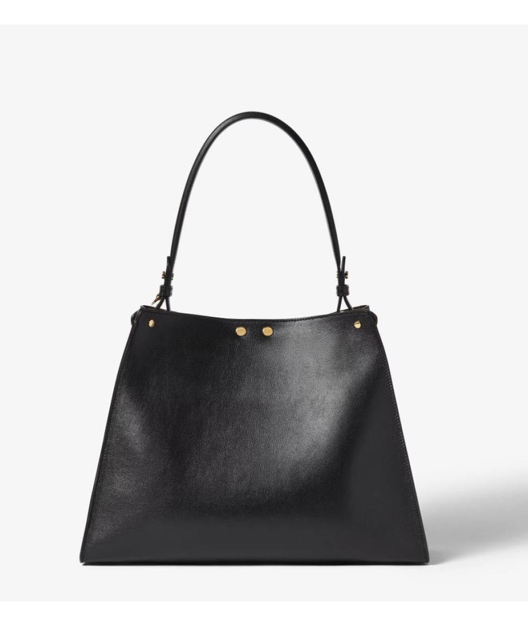 FENDI Черная кожаная сумка через плечо, фото 5