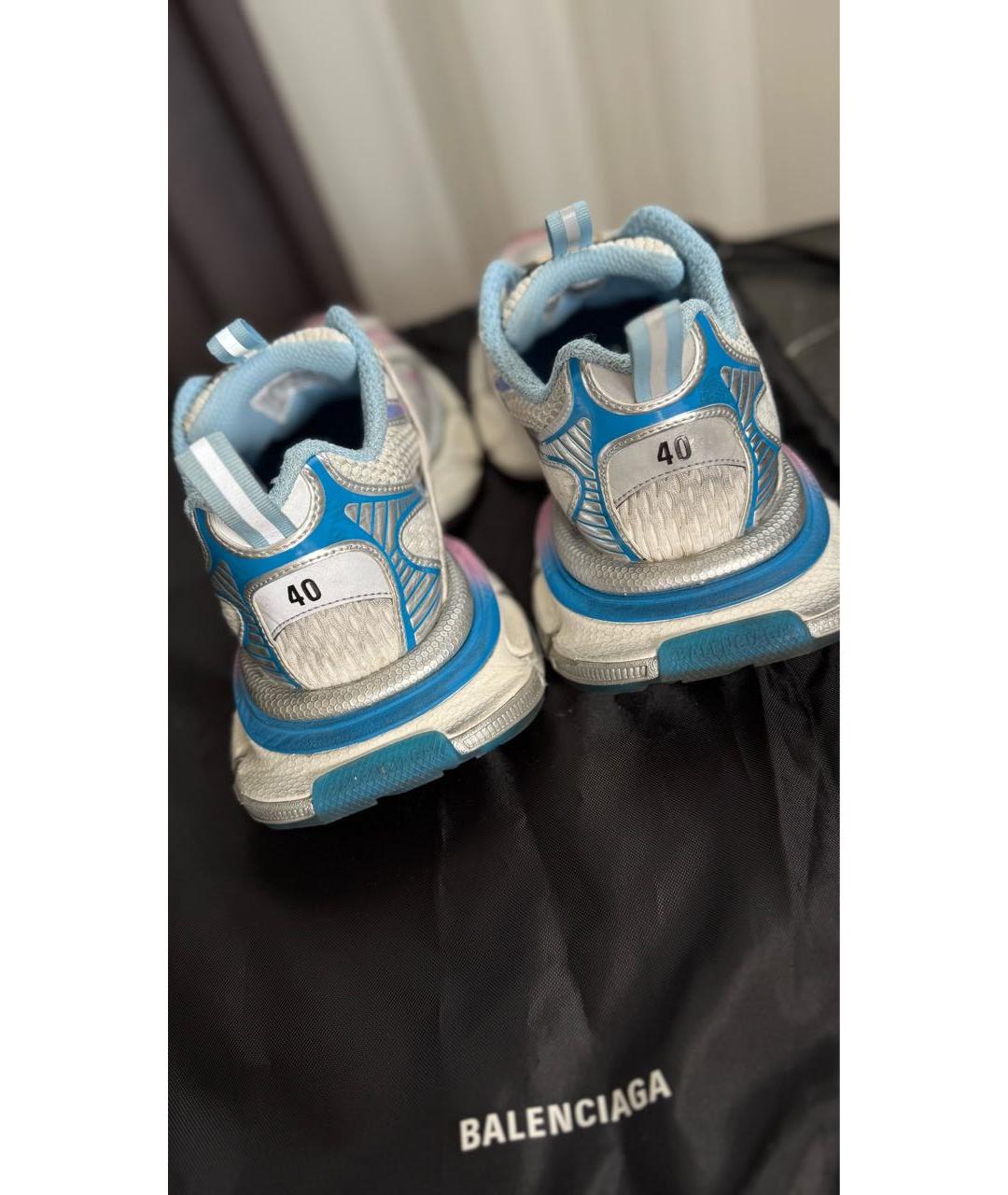 BALENCIAGA Розовые текстильные кроссовки, фото 3