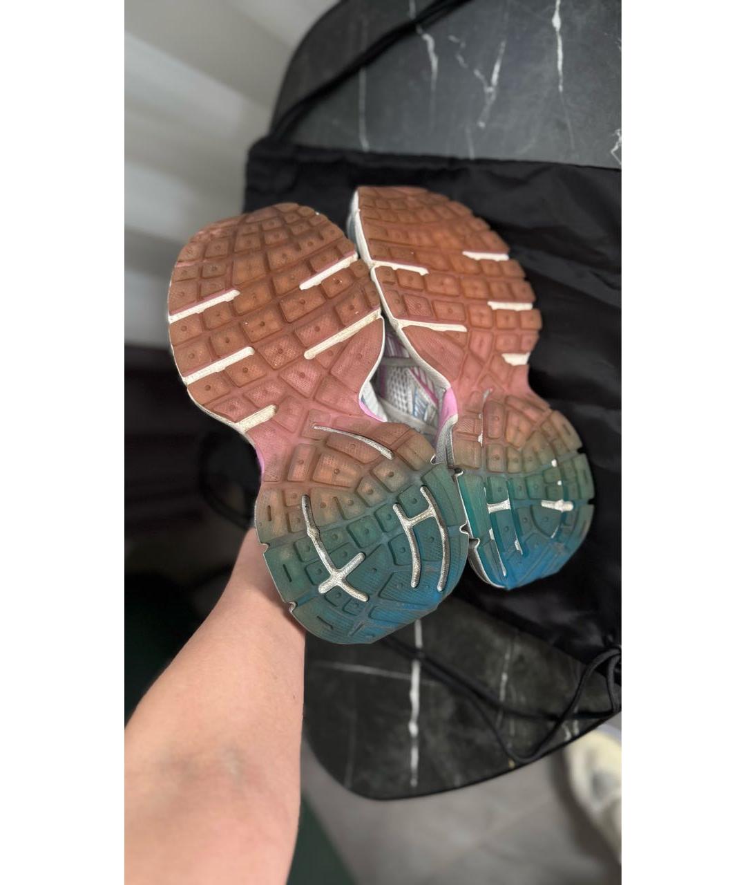 BALENCIAGA Розовые текстильные кроссовки, фото 7