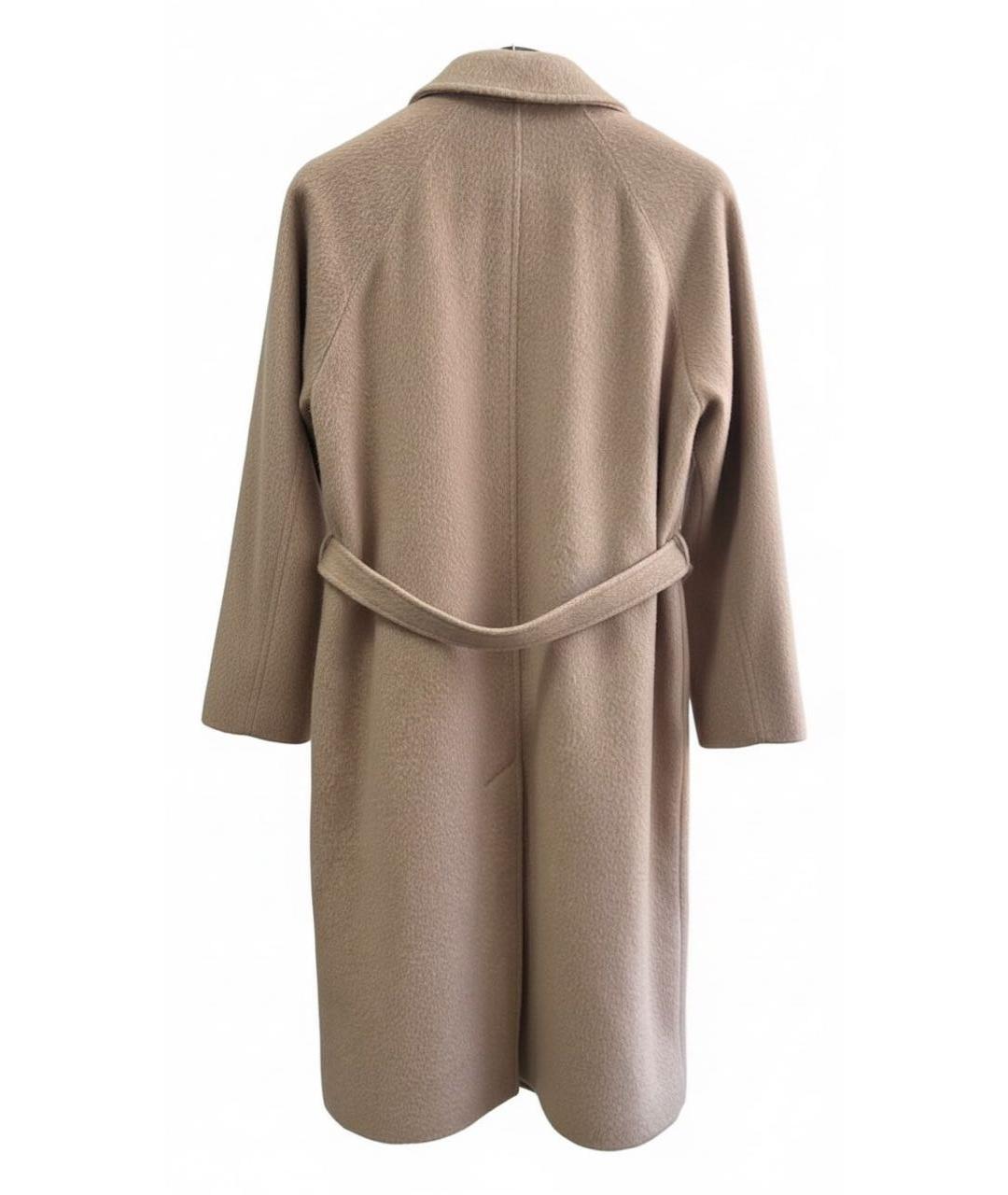 RED VALENTINO Бежевое шерстяное пальто, фото 2