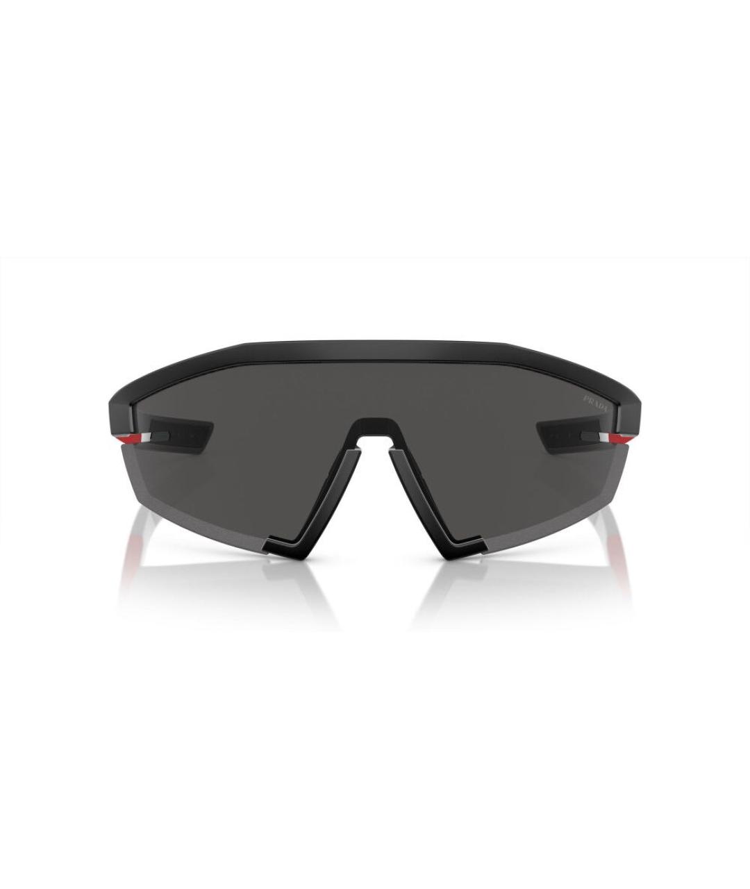 PRADA Черные пластиковые солнцезащитные очки, фото 4