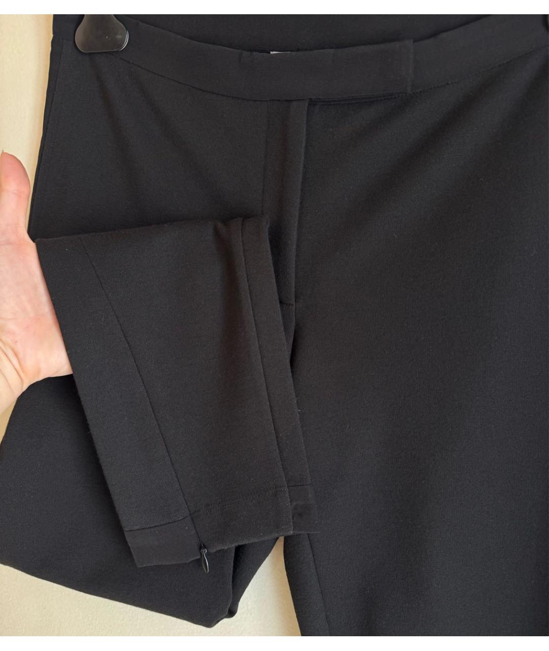 PHILOSOPHY Черные полиэстеровые брюки узкие, фото 3