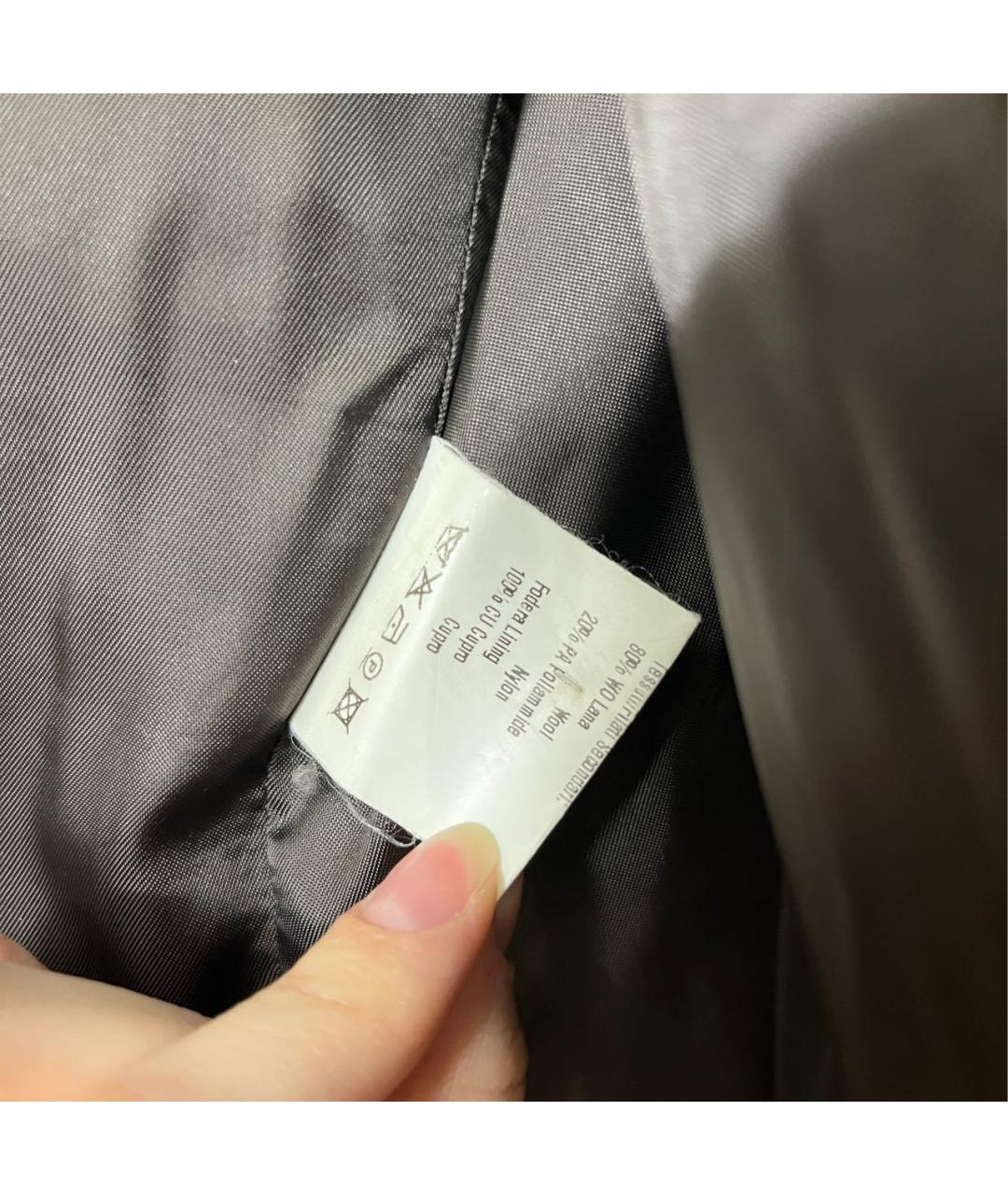 ERMANNO SCERVINO Бежевый шерстяной жакет/пиджак, фото 8