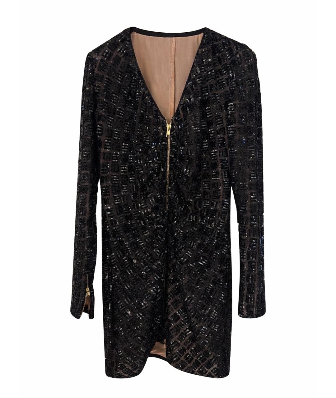 SELF-PORTRAIT Коричневое полиэстеровое вечернее платье, фото 1