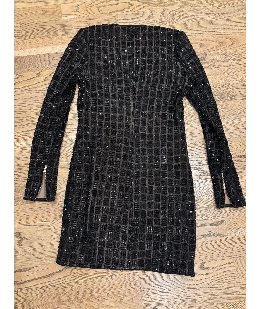 SELF-PORTRAIT Коричневое полиэстеровое вечернее платье, фото 3