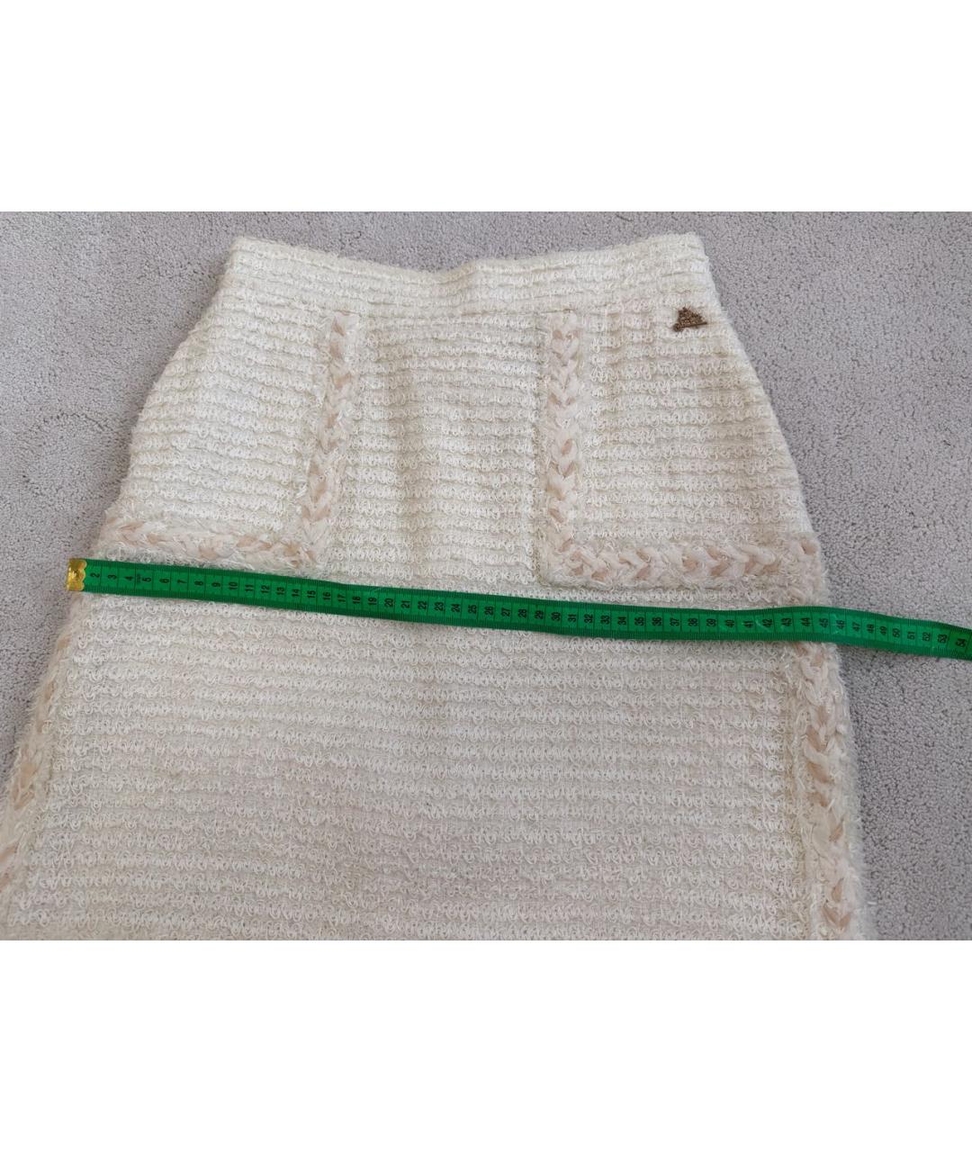 CHANEL Белый твидовый костюм с юбками, фото 8