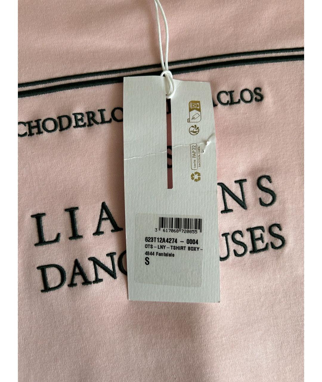 CHRISTIAN DIOR Розовая хлопковая футболка, фото 6