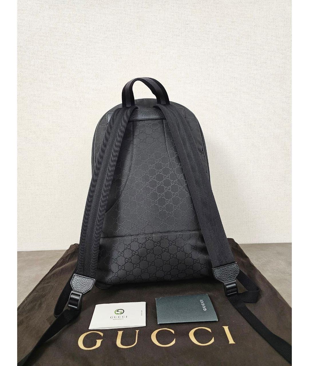 GUCCI Черный рюкзак, фото 3
