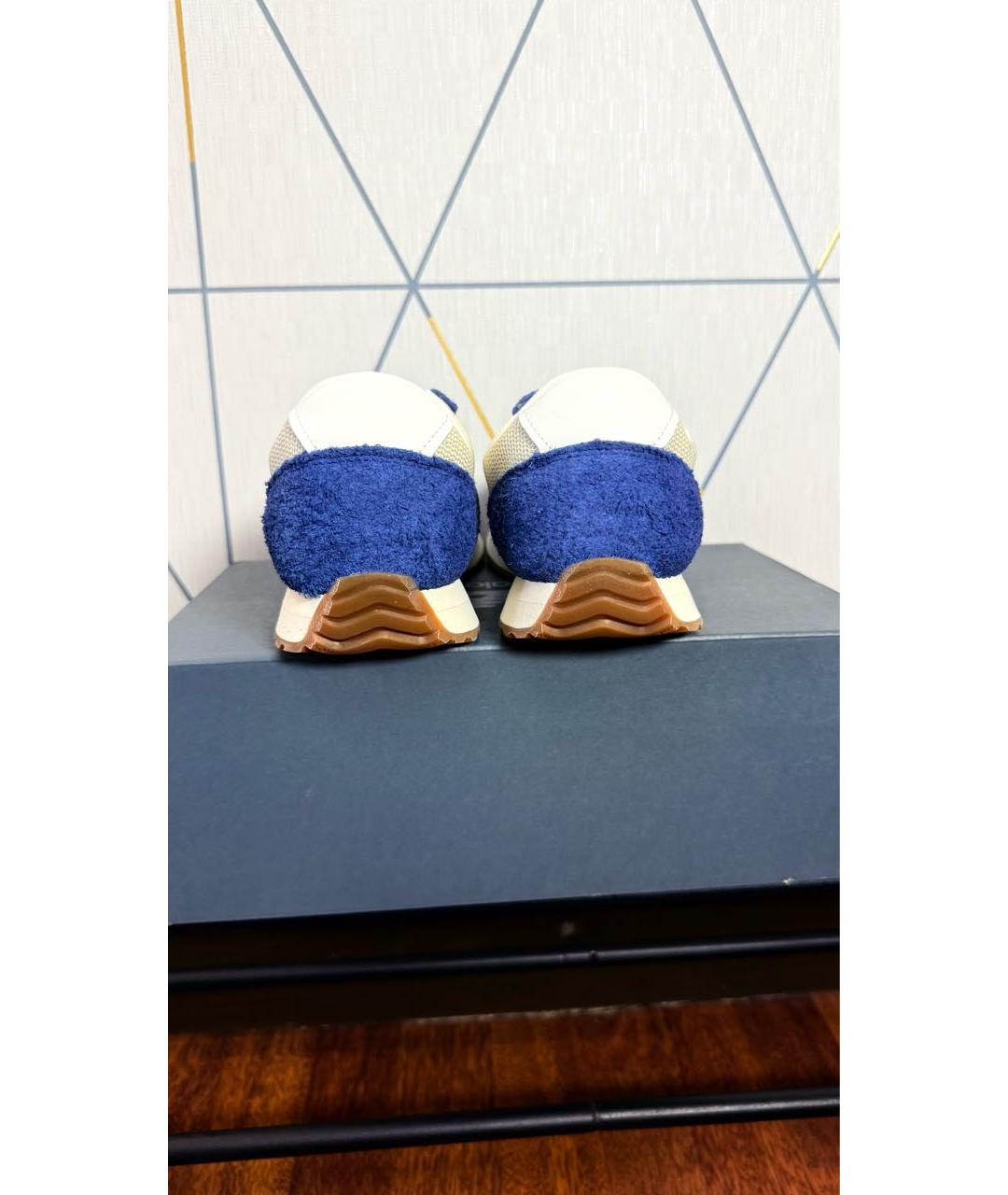 NEW BALANCE Синие замшевые низкие кроссовки / кеды, фото 4