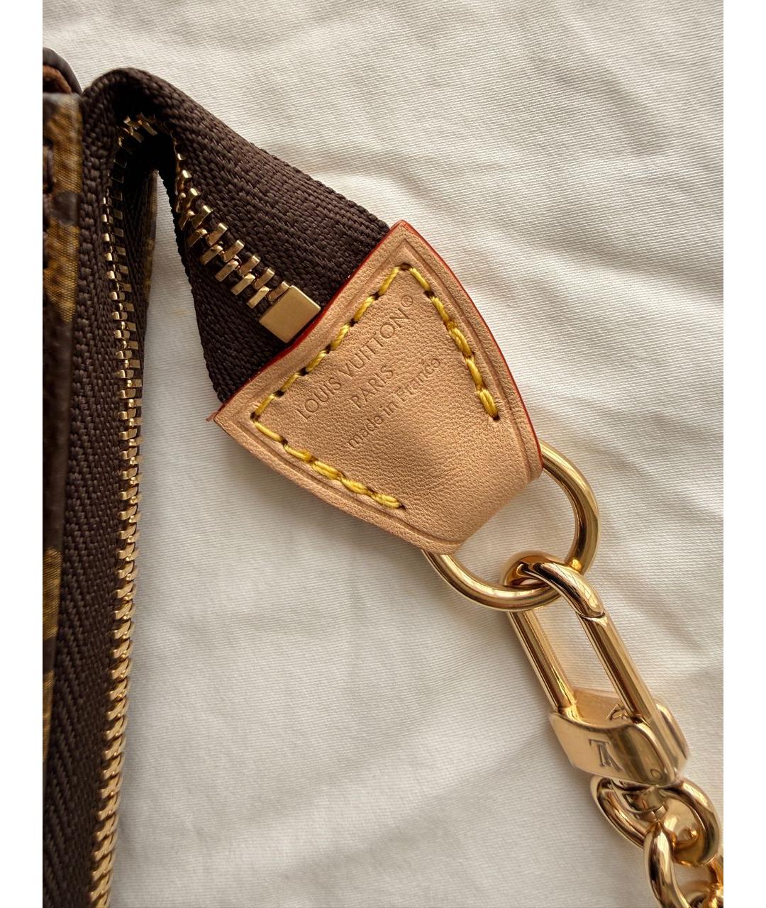 LOUIS VUITTON Коричневая сумка с короткими ручками, фото 6