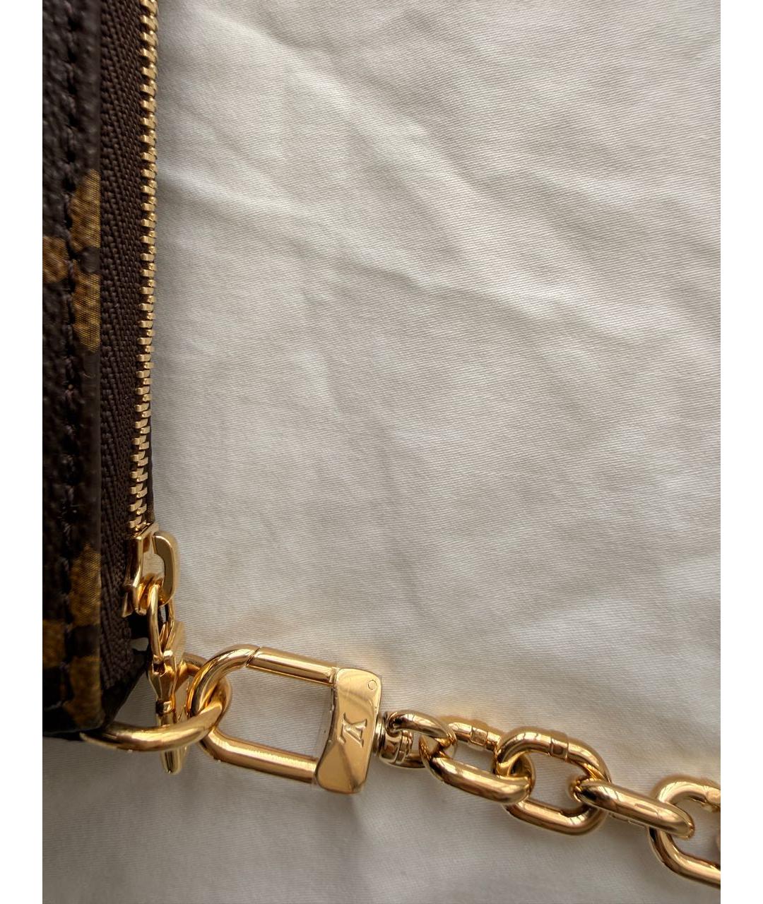 LOUIS VUITTON Коричневая сумка с короткими ручками, фото 7