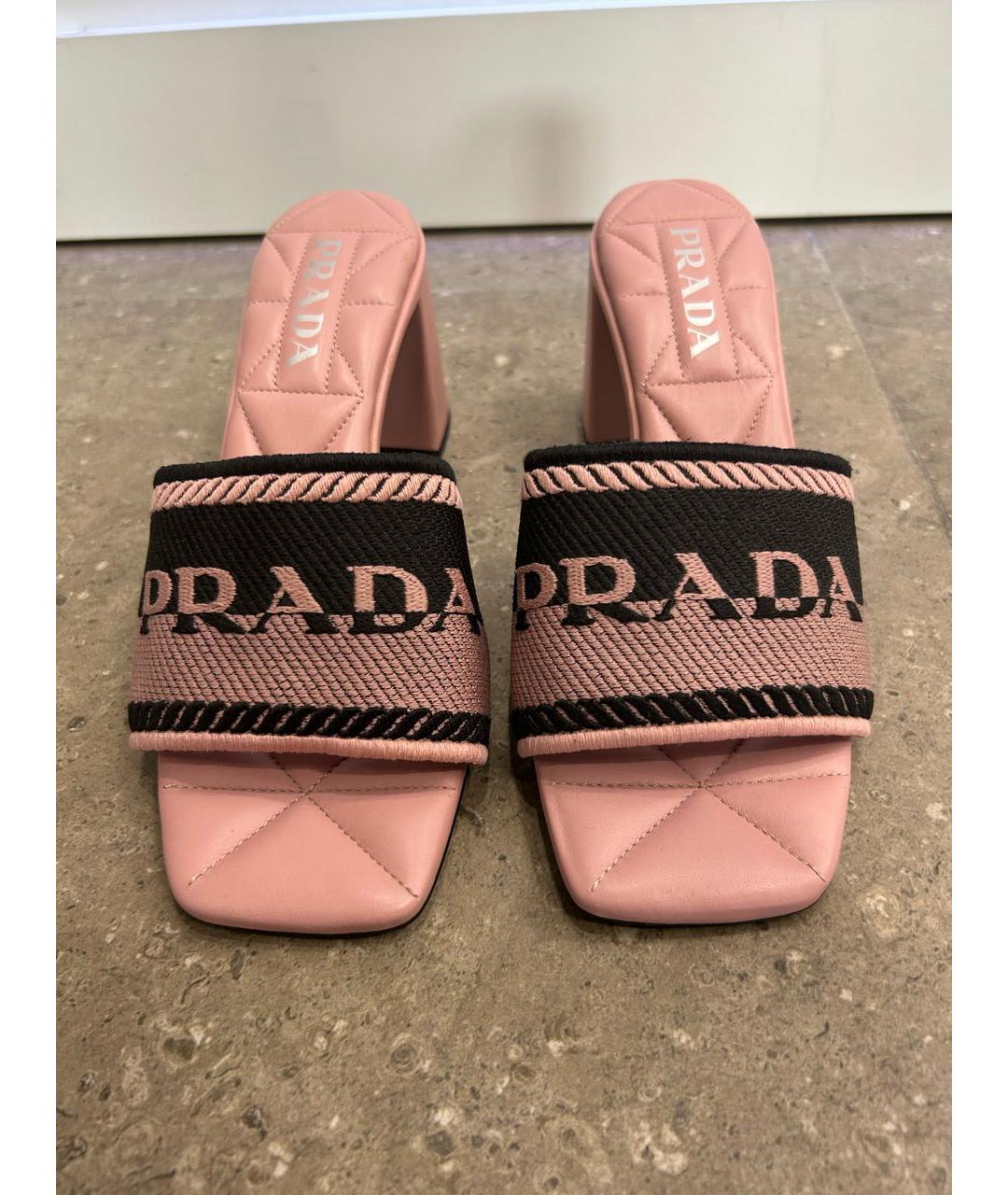 PRADA Мульти кожаные сабо, фото 2