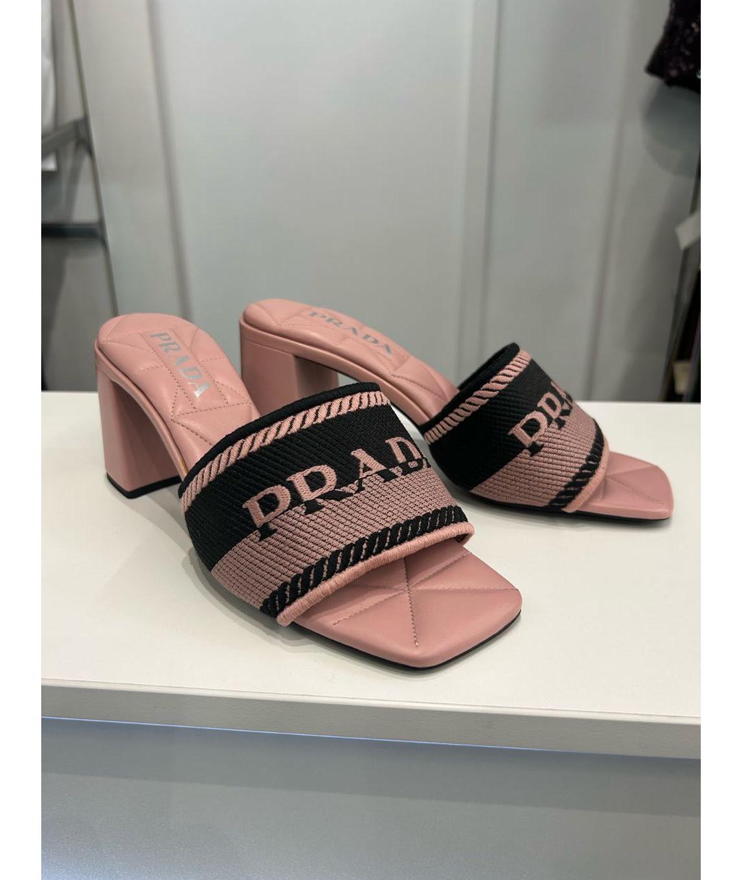 PRADA Мульти кожаные сабо, фото 6