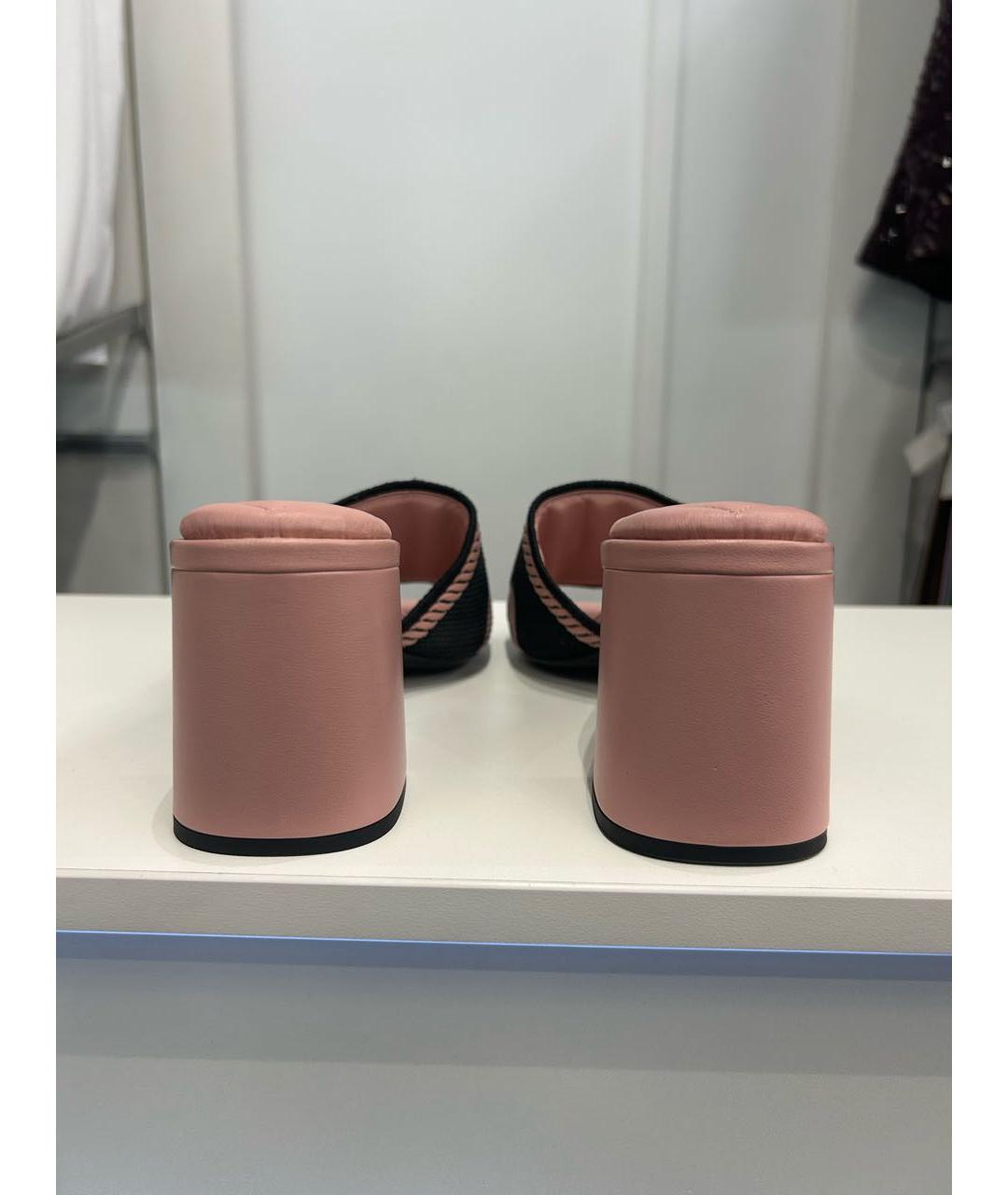 PRADA Мульти кожаные сабо, фото 4