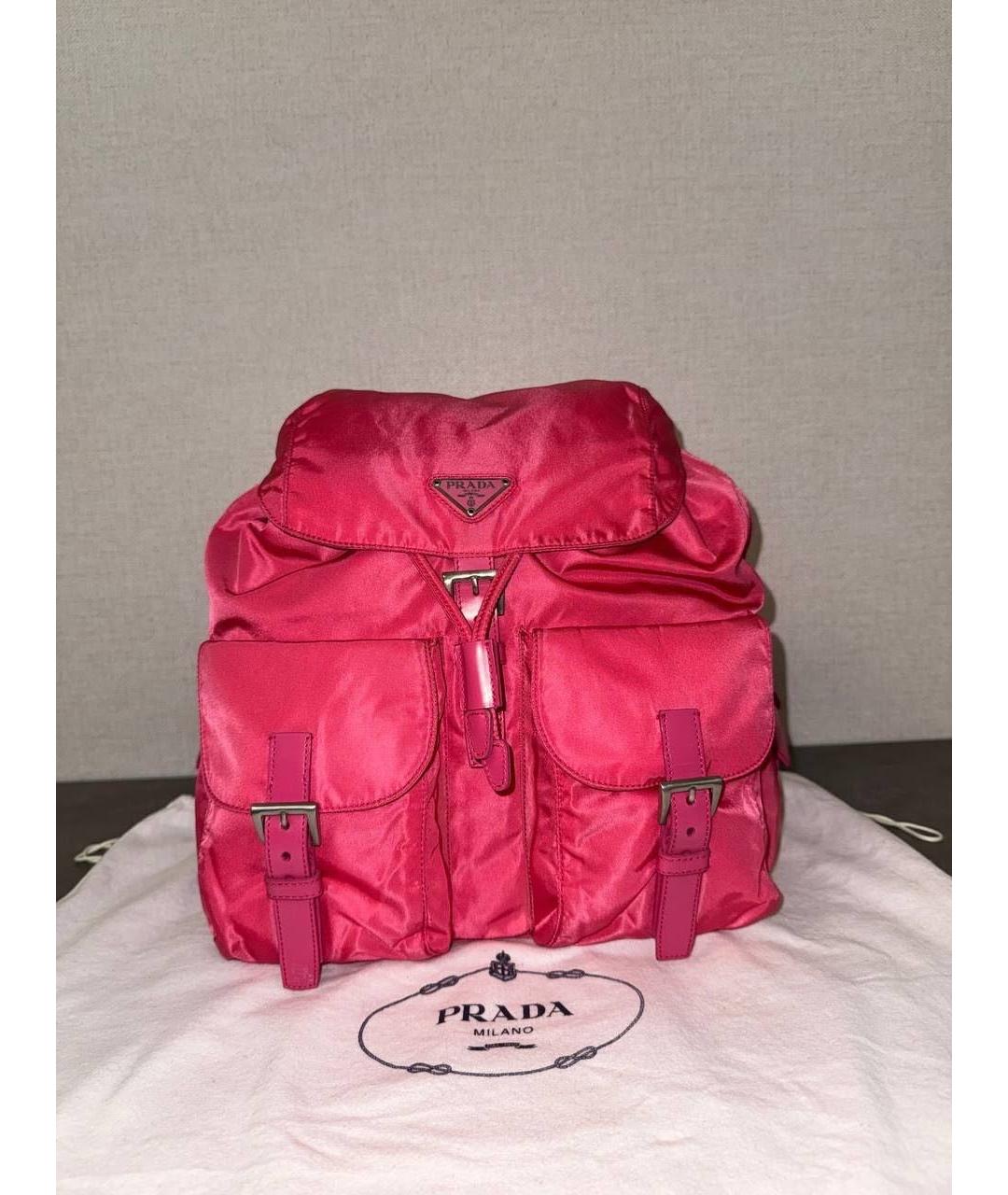 PRADA Розовый рюкзак, фото 2