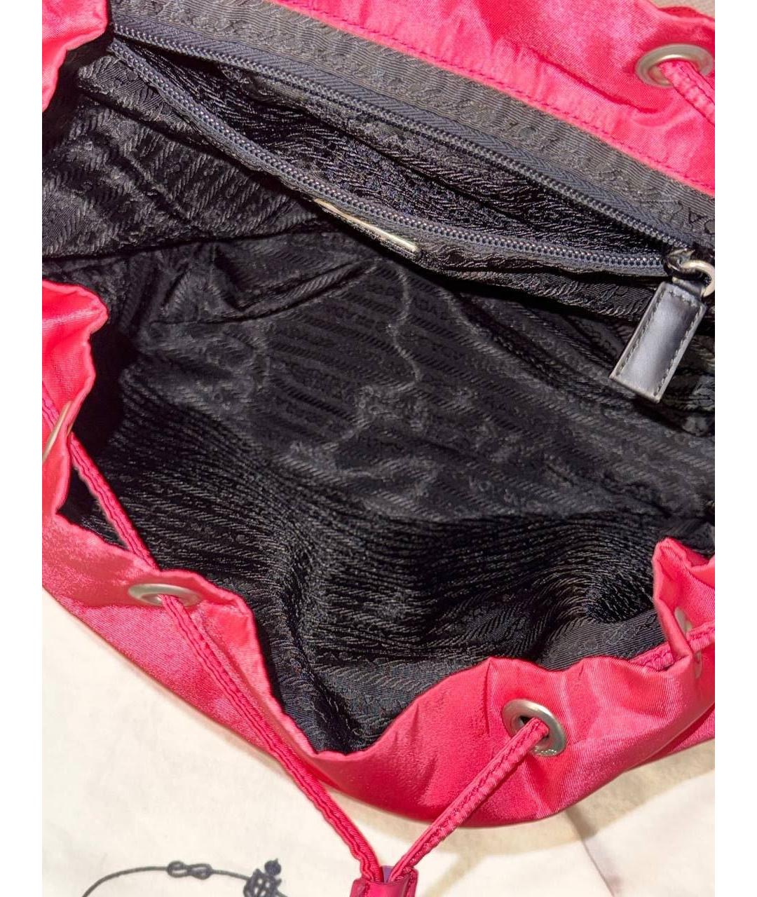 PRADA Розовый рюкзак, фото 5