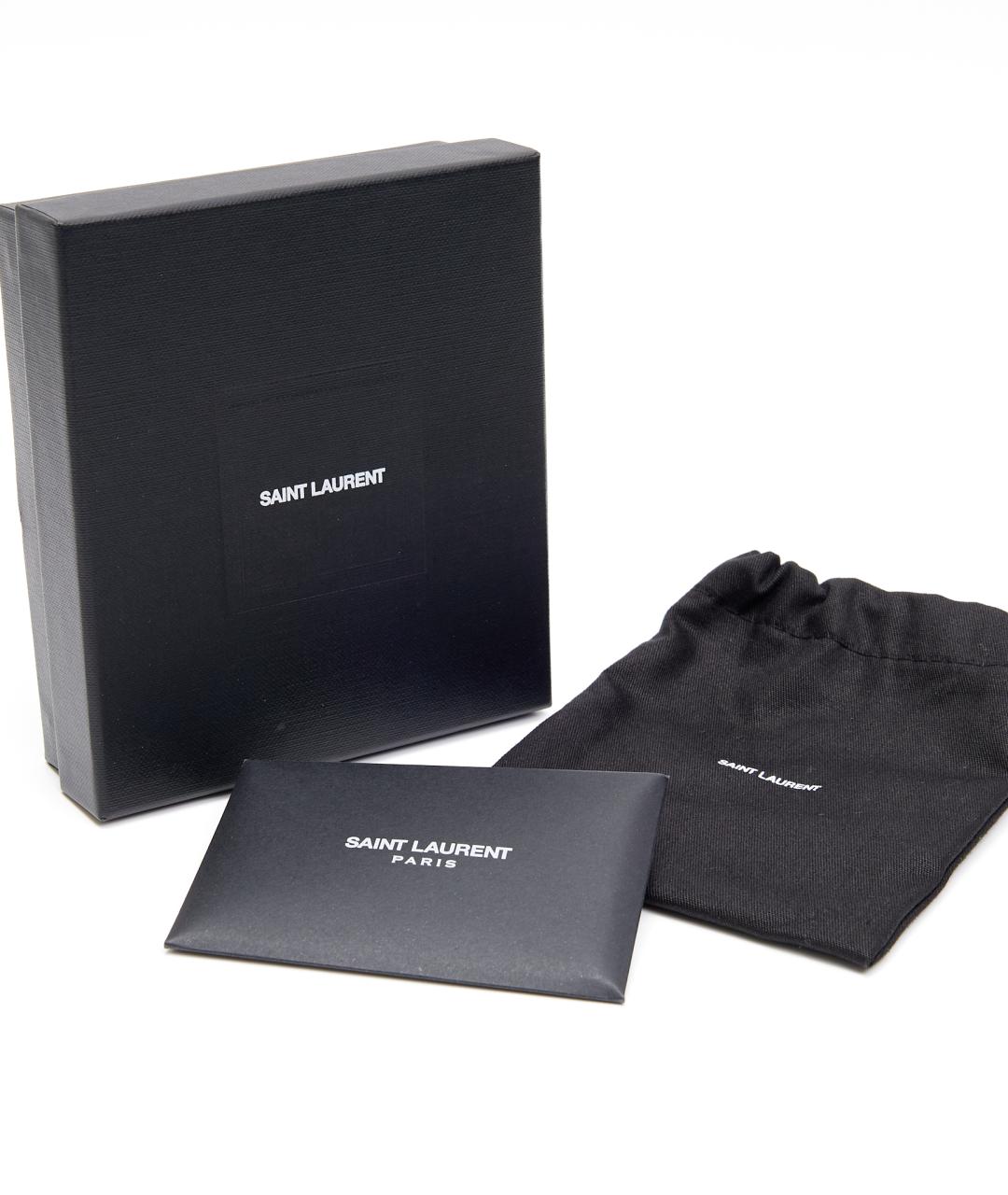 SAINT LAURENT Серебрянный серебряный браслет, фото 4