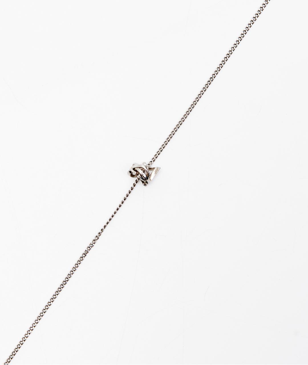 SAINT LAURENT Серебрянный серебряный браслет, фото 3