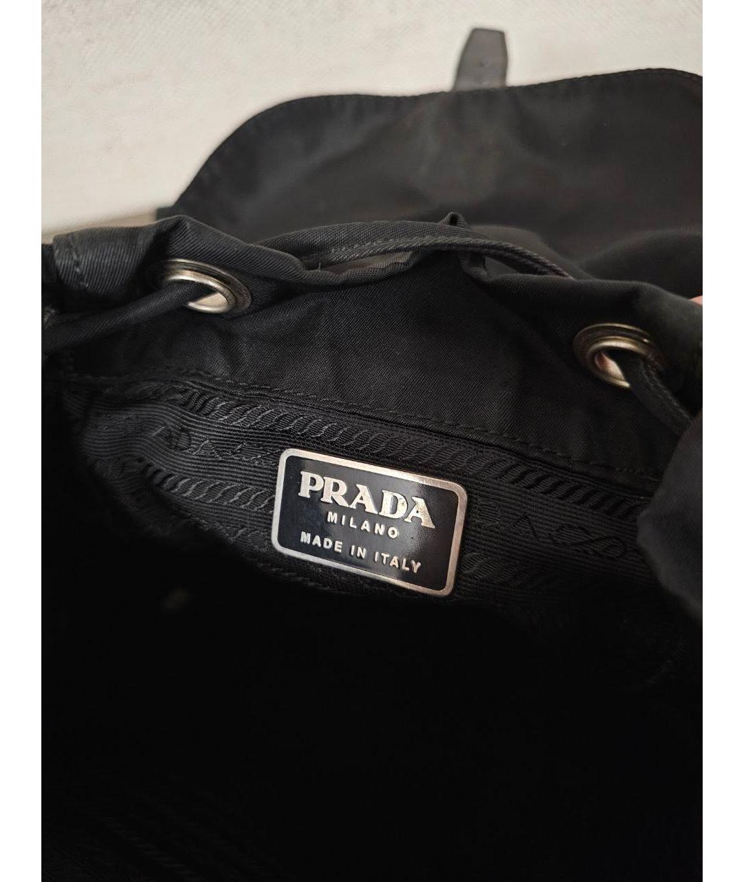 PRADA Черный рюкзак, фото 6