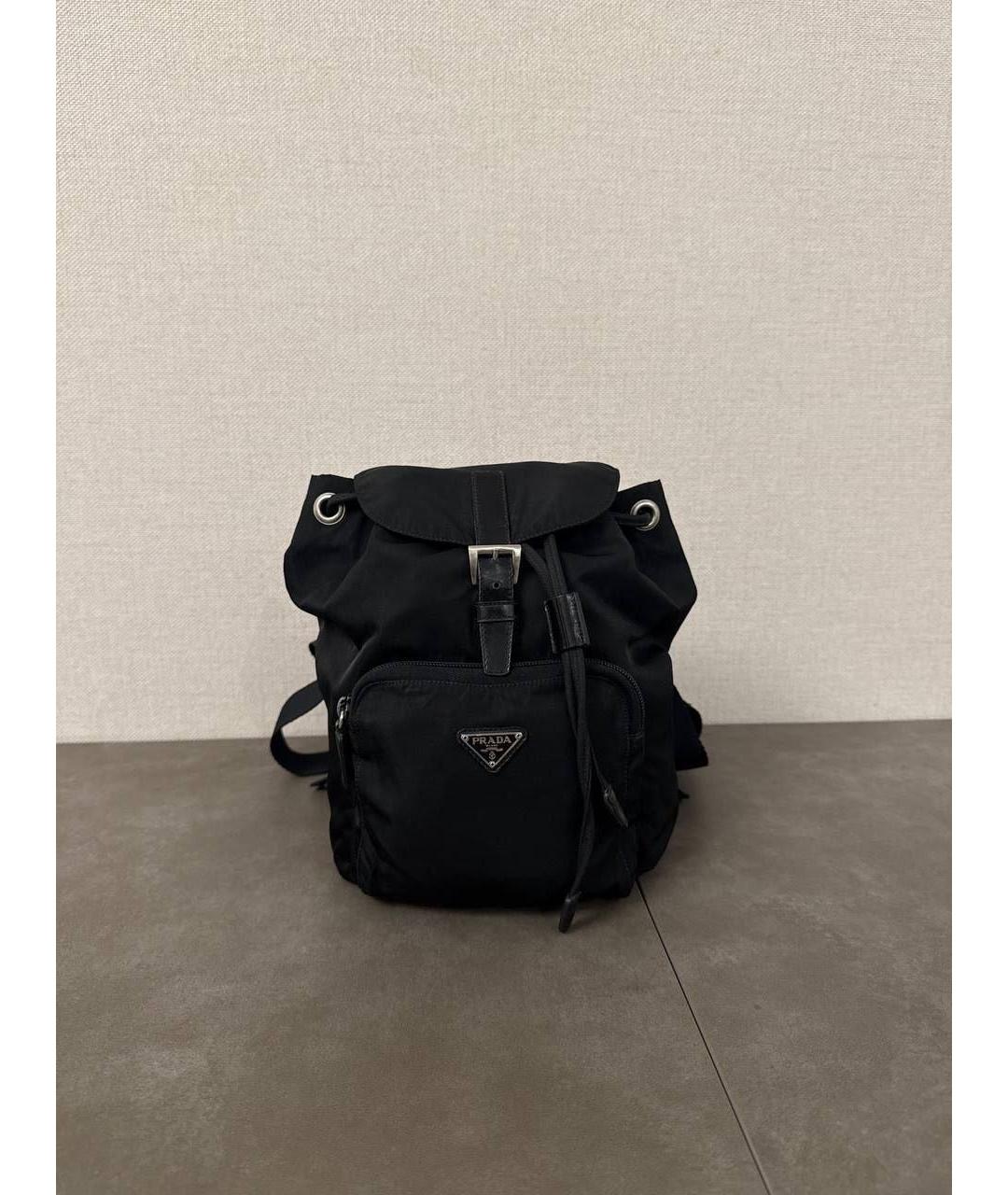 PRADA Черный рюкзак, фото 2