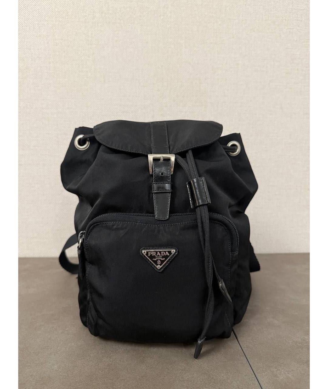 PRADA Черный рюкзак, фото 9