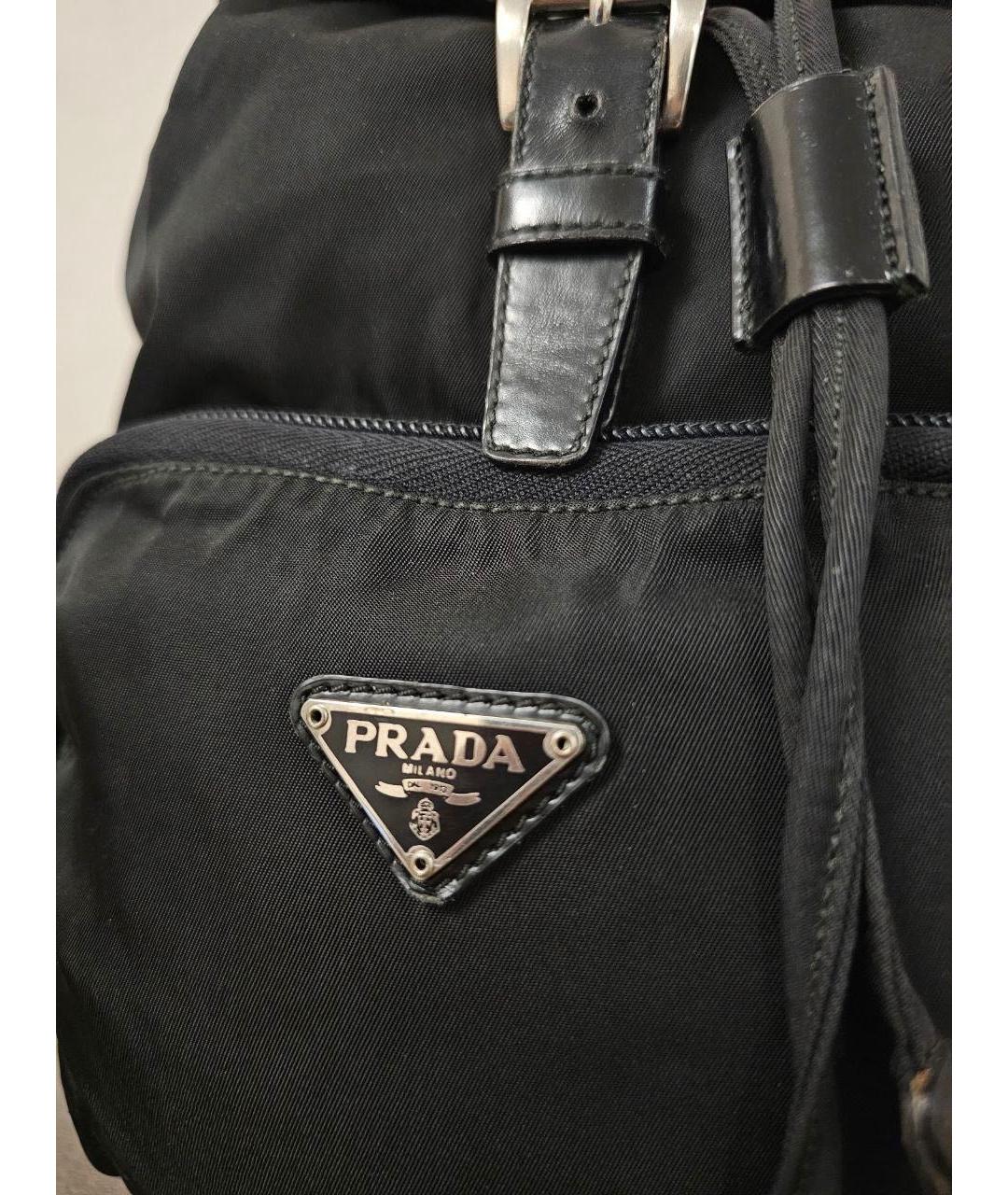PRADA Черный рюкзак, фото 7
